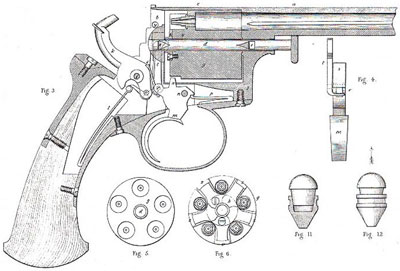 Adams M 1851 (устройство револьвера)