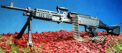 Единый пулемет М 240В, принятый на вооружение американской армии в качестве основного пулемета