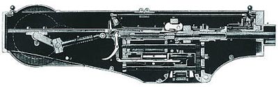 Разрез <a href='https://arsenal-info.ru/b/book/3005399322/72' target='_self'>станкового пулемета</a> «Максим» модели 1883 года