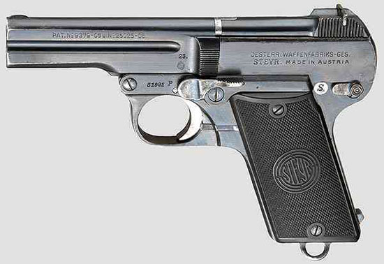 Steyr-Pieper M1908 выпуска после Первой Мировой войны