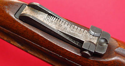 Вид на прицел Mannlicher-Schoenauer M1903/14