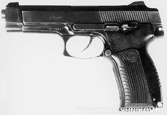 9-мм пистолет 6П35 конструкции Ярыгина В. А. под патрон 7Н21 (9х19)