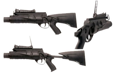 Beretta GLX-160 в качестве ручного гранатомета