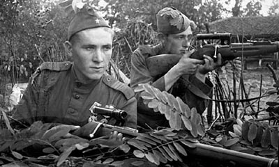 Снайперская пара. Западная Украина, лето 1944 года