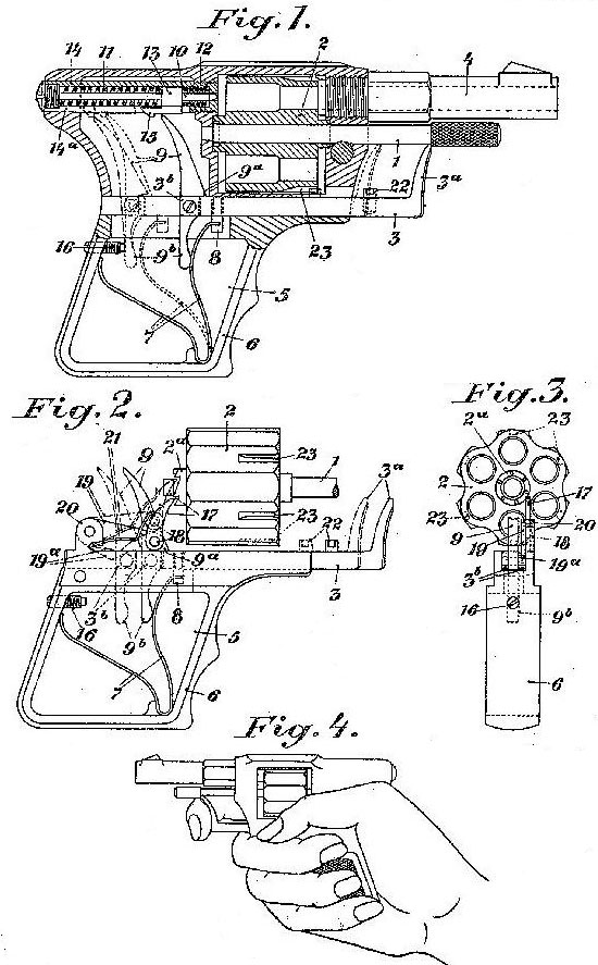 схемы из патента револьвера Деккера