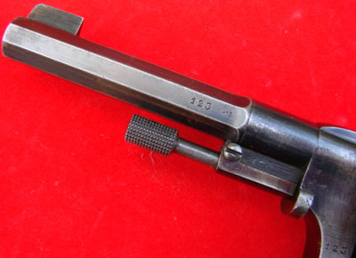 Nagant M 1887 вид на ствол, шток-<a href='https://arsenal-info.ru/b/book/1407702771/30' target='_self'>выбрасыватель</a> и мушку