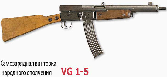 Самозарядная винтовка народного ополчения VG 1-5