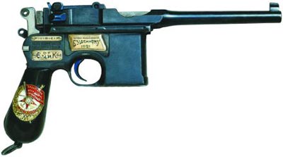 Почетное огнестрельное революционное оружие со знаком ордена «Красное Знамя» РСФСР - награда С.М. Буденного
