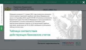 Предпросмотр для r25.fssprus.ru — Отделы судебных приставов город Фокино