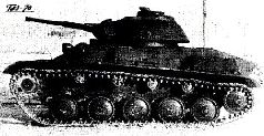 Компоновка танка Т-70 (ГАЗ 70).
