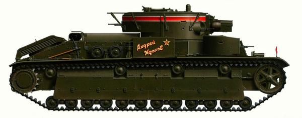 Именной танк Т-28 «Андрей Жданов» 20-й тяжёлой <a href='https://arsenal-info.ru/b/book/1523244298/21' target='_self'>танковой бригады</a>. Ленинград, 1 мая 1940 года.