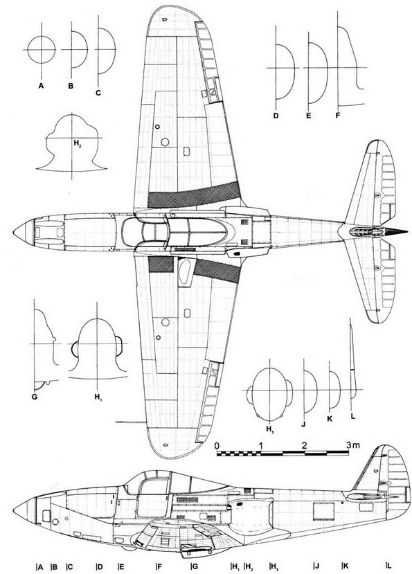 Bell p 39 airacobra чертежи