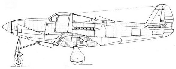 P 39 airacobra чертежи