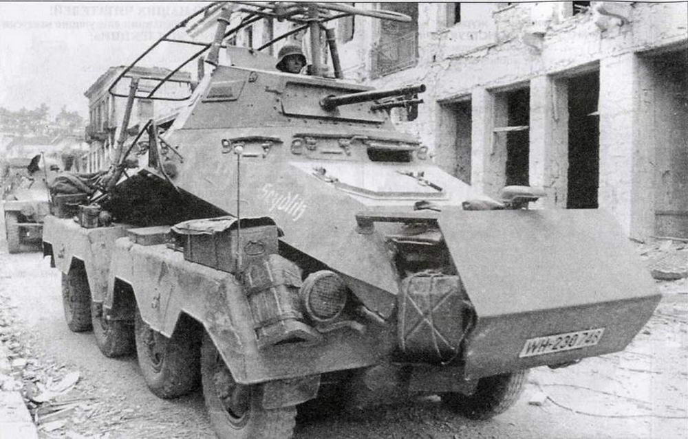 Тяжелый бронеавтомобиль Sd.Kfz.232 (8-Rad). Балканы, 1941 год