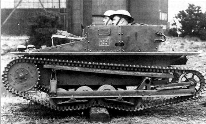 Танкетка «Карден-Лойд» Mk VI на испытаниях