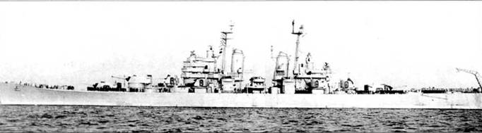 Крейсер «Толедо» (СА-133) также не успел на Вторую мировую войну. Его спустили на воду 6 мая 1945 г., а в строй «Толедо» вступил 27 октября 1946 г. «Толедо» плакал на Тихом океане, поддерживал оккупационные войска США в Японии и Корее. За время Корейской войны крейсер трижды ходил и боевые походы, был удостоен пяти боевых звезд.