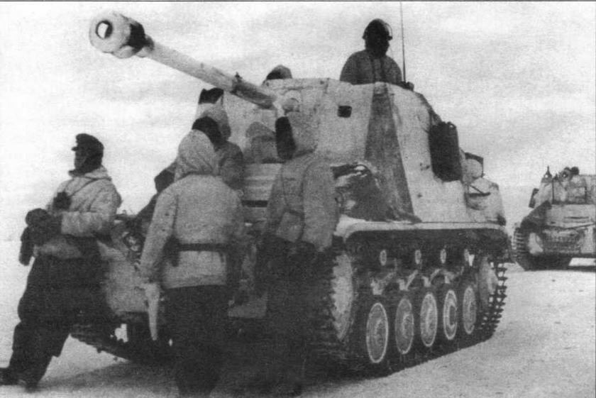 САУ Sd. Kfz. 131 «Мардер II» из состава 371-го дивизиона истребителей танков. Восточный фронт, зима 1943/44 года