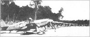 А-36 в Бирме. У самолетов серийный номер нанесен на фюзеляже.