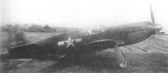 P-51A-10-NA (43-6173), вероятно из 160-й эскадрильи тактической разведки, 363-й группы, 9-й воздушной армии. ВПП А-89, Ле- Кюло, Бельгия, февраль 1945 года.