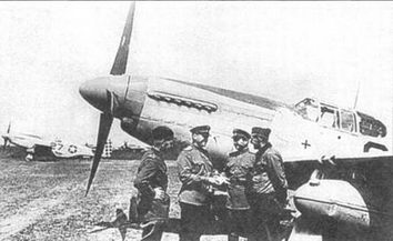 Р-51С из 317-й эскадрильи 325-й группы 15-й армии под Полтавой в ходе челночного налета, 1944 год.
