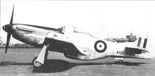 «Мустанг» командира 77-й эскадрильи Королевских ВВС, командира крыла Л.Т. Спенса. На этом самолете 9 сентября 1950 года Спенс был сбит во время атаки позиций северян.