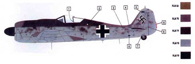 Focke-Wulf Fw 190 А-8 Техническое описание