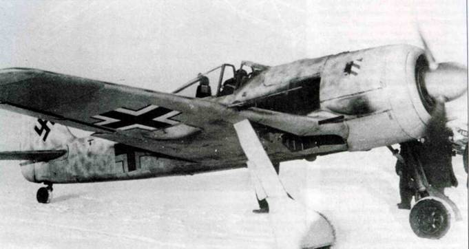 Fw 190.4–4 из I./JG 54, Восточный фронт, северный участок, зима 1943 года.