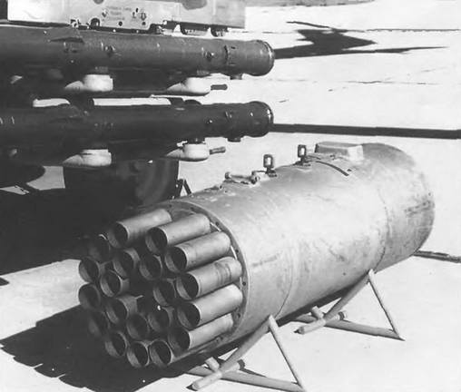 Пусковой блок Б-8В20А (на земле) для ракет С-8