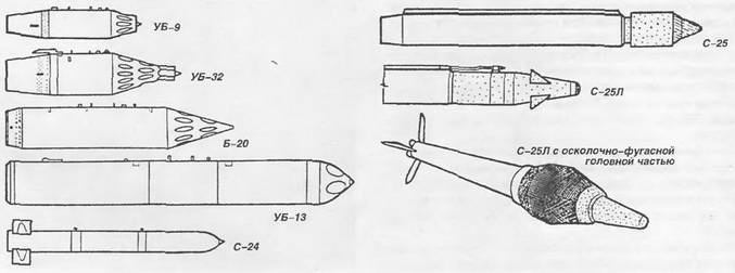 Советские и российские неуправляемые ракеты