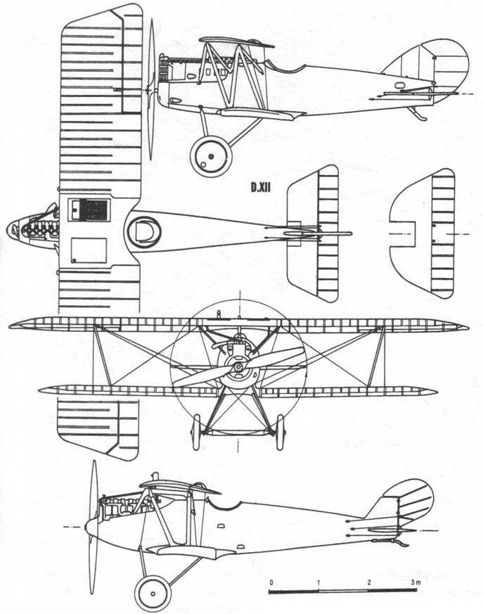 Самолеты первой мировой чертежи