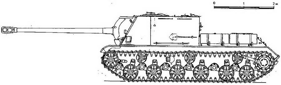 Нарисовать танк ису 152