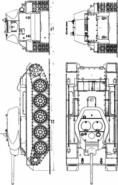 Т 43 чертеж