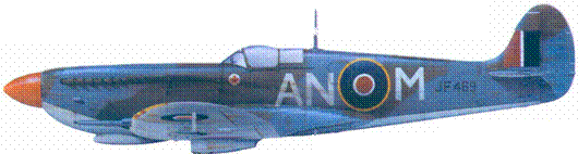 LF Mk VIII флайт-летенанта Альберта Хоули, октябрь 1943 г.