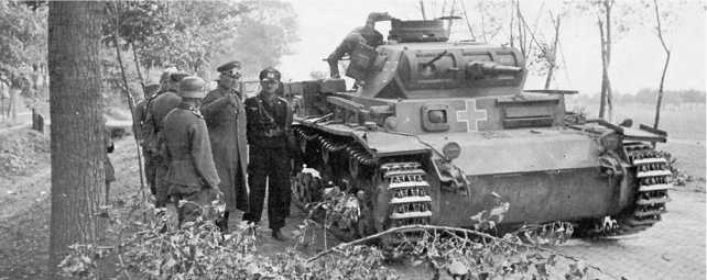 Командирский танк Pz.Bf.Wg.III Ausf. D1. Польша, сентябрь 1939 года.