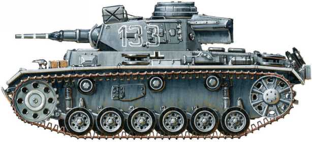 Pz. III Ausf.G. 5-й танковый полк 5-й легкой дивизии. Северная Африка, г. Триполи, февраль 1941 года.