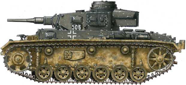 Pz.III Ausf.J. 23-я <a href='https://arsenal-info.ru/b/book/1627328415/37' target='_self'>танковая</a> дивизия. Восточный фронт, май 1942 года.