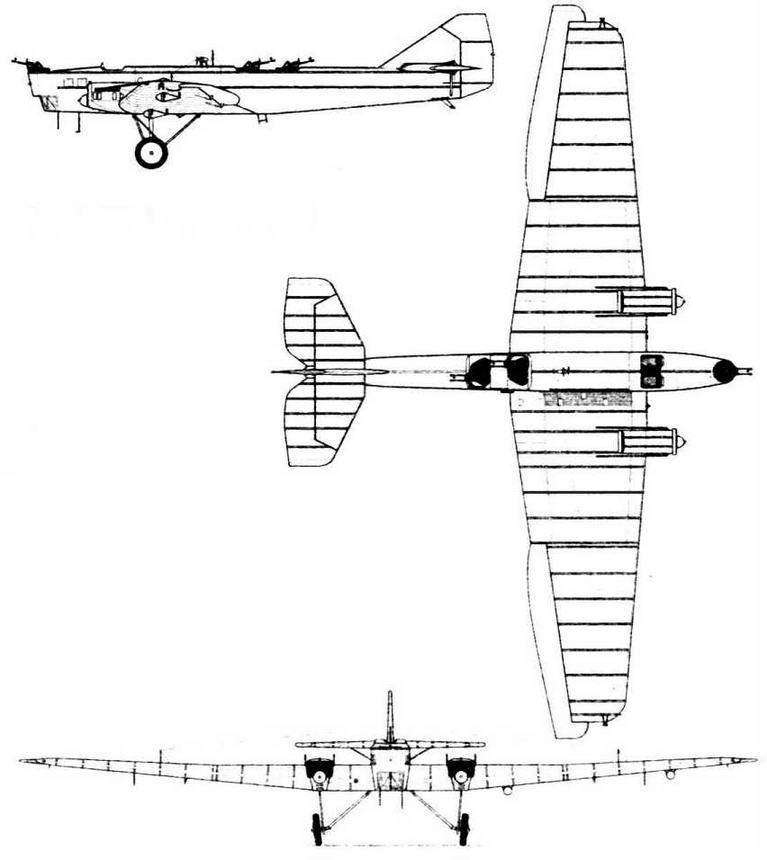 Ант 25 чертежи самолета