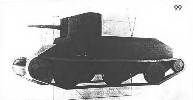 Деревянный макет «летающего танка» во время испытаний в аэродинамической трубе. 31 марта 1933 г.