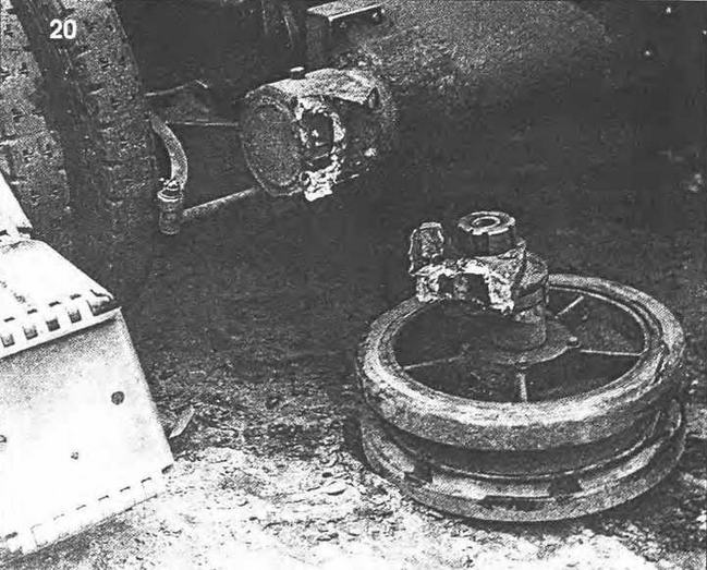 Третья поломка кронштейна направляющего колеса. 13 июня 1931 г.
