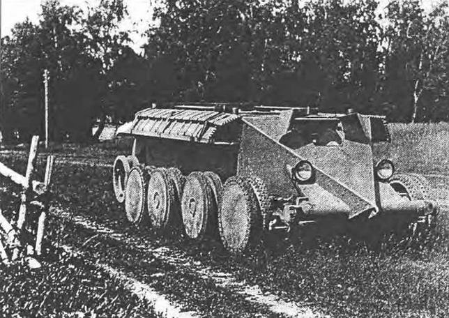 В таком виде предстал перед испытателями первый опытный образец танка «Кристи».