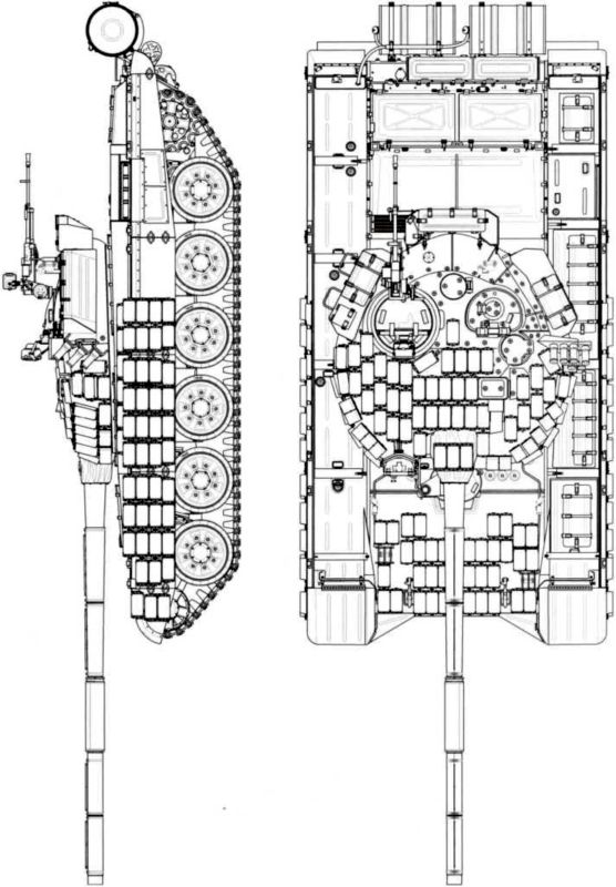 Т 72б чертеж