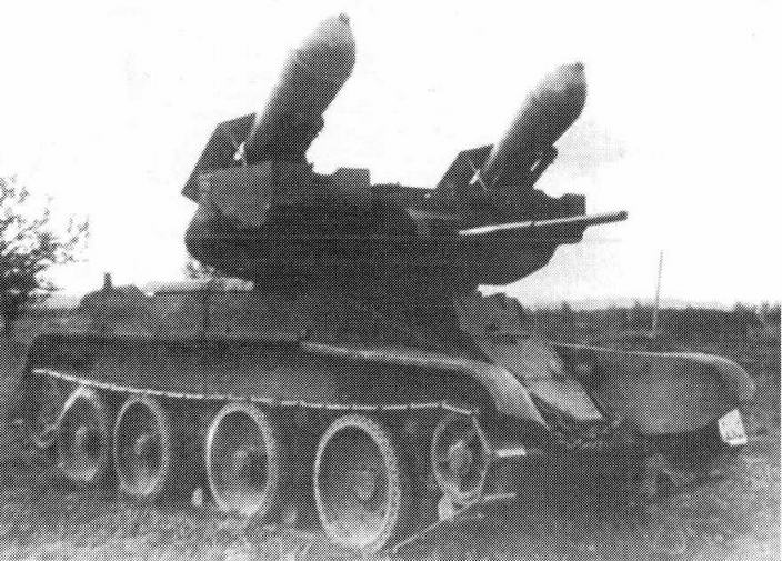 Опытный танк РБТ-5 е 250-кг танковой торпедой ТТ