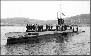 Английская подводная лодка Е-14.