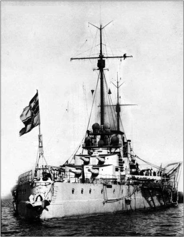Линейный крейсер «Гебен» в составе кайзеровского флота.
