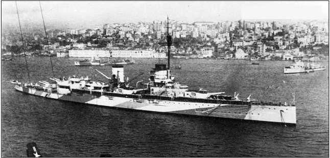 Линейный крейсер «Явуз», апрель 1946 г.