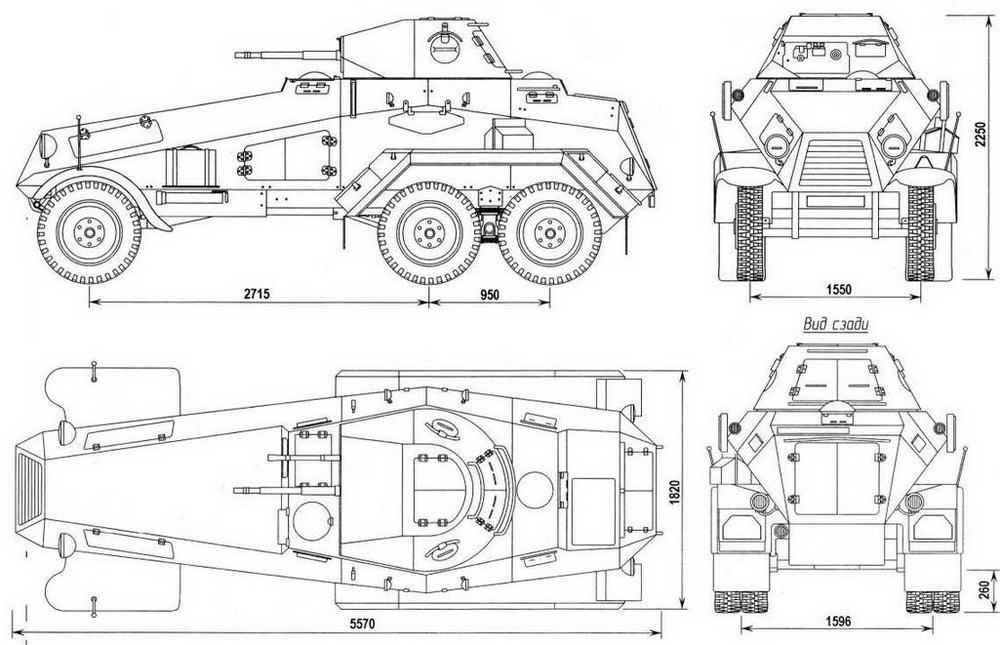 Бронеавтомобиль рысь чертеж