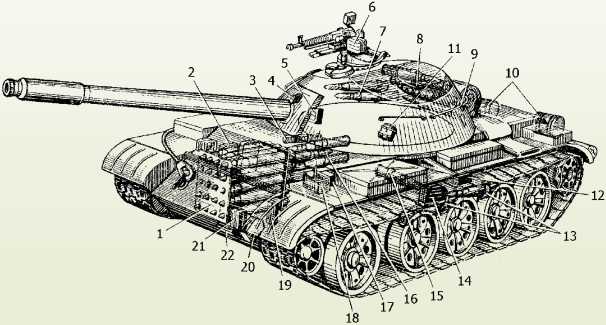 Т 55 чертеж