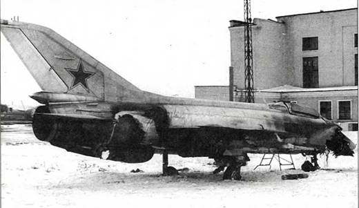 Е-6В/2 после аварии 10 января 1962 г.
