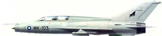 МиГ-21У ВВС Финляндии