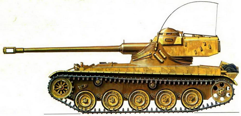 Легкий танк АМХ-13. Армия обороны Израиля, 1967 г.